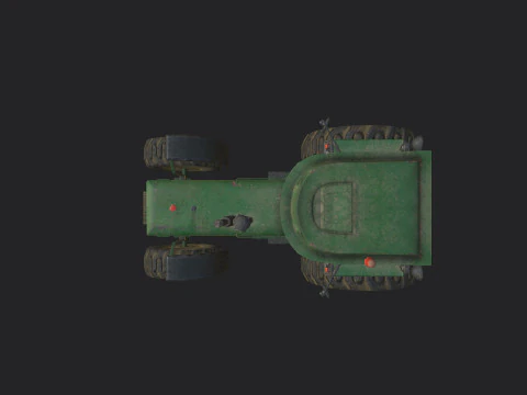 Trattore 001 Modello 3D