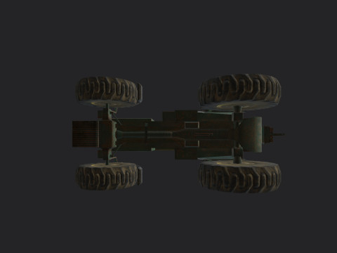 Tractor 001 Modèle 3D
