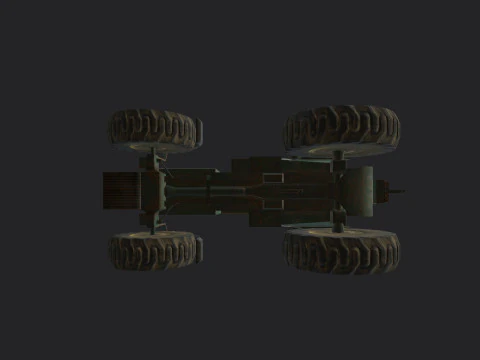 Trattore 001 Modello 3D