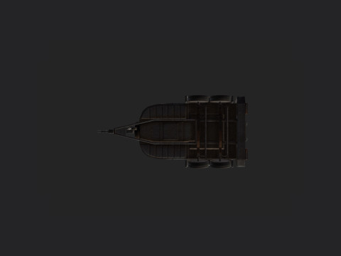 Garbage truck 001 Model 3D