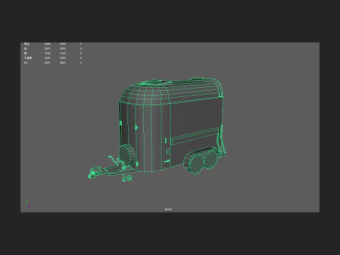 Garbage truck 001 3D Model