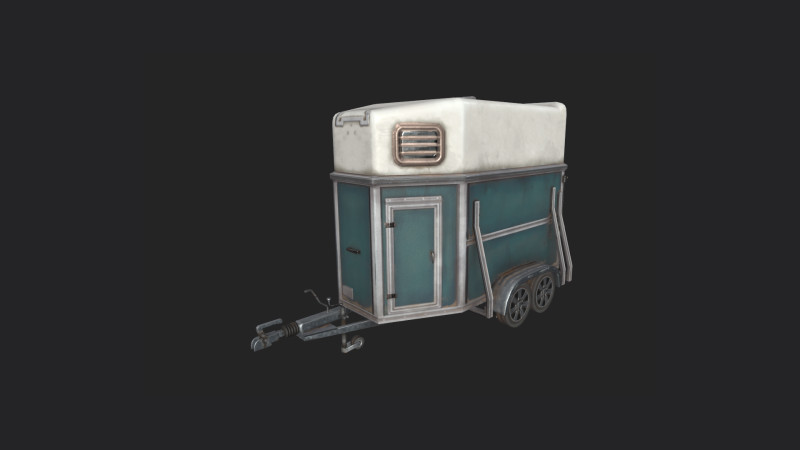 Garbage truck 002 3D मॉडल .c4d .max .obj .3ds .fbx .stl .blend 