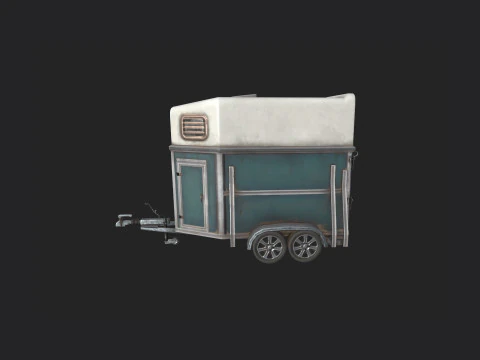 Camion della spazzatura 002 Modello 3D