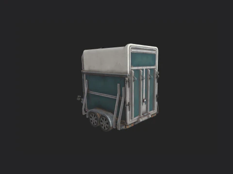 Camion della spazzatura 002 Modello 3D