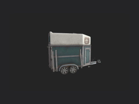 Garbage truck 002 3D मॉडल