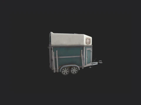 Camion della spazzatura 002 Modello 3D