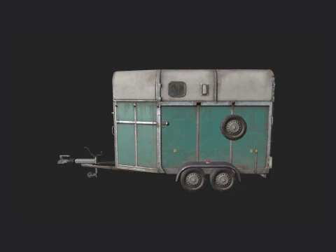 Garbage truck 003 3D Model