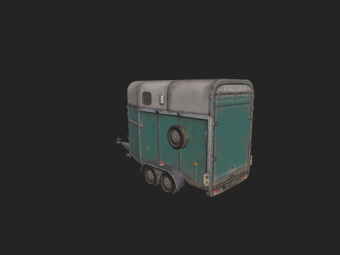 Garbage truck 003 3D Модель