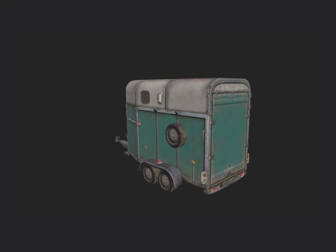 Garbage truck 003 3D Model