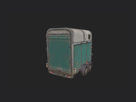 Garbage truck 003 3D Модель