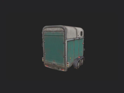 Garbage truck 003 3D Model