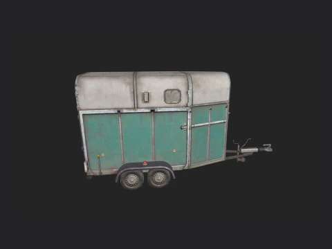 Garbage truck 003 3D Model