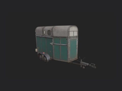 Garbage truck 003 3D Model