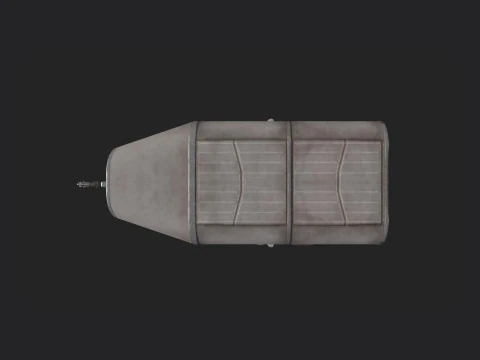 Garbage truck 003 3D Model
