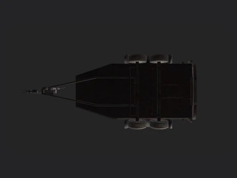 Garbage truck 003 3D Model
