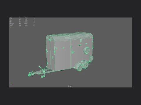 Garbage truck 003 3D Model