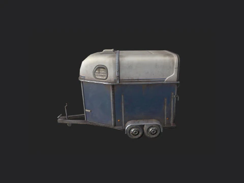 Garbage truck 004 3D Model
