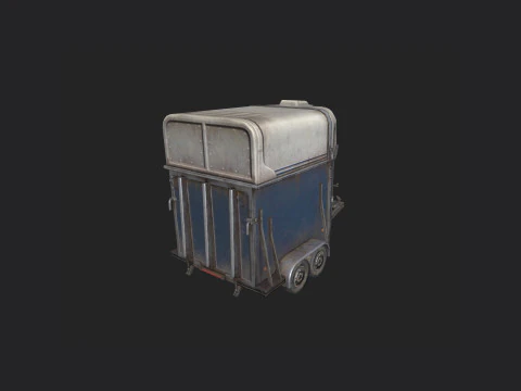 Garbage truck 004 3D Model