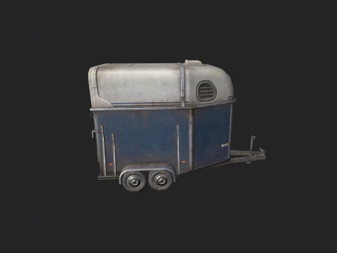 Garbage truck 004 3D Model