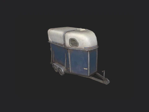 Garbage truck 004 3D Model