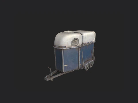 Garbage truck 004 3D Model