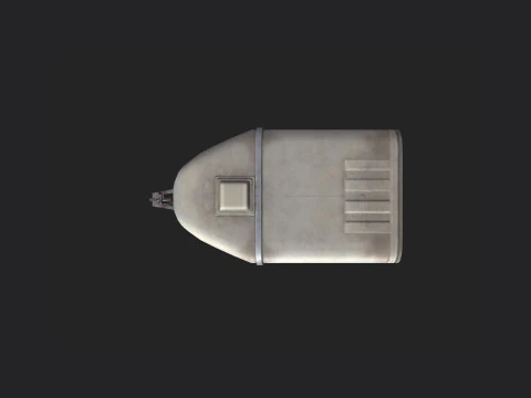 Garbage truck 004 3D Model