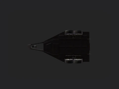 Garbage truck 004 3D Model
