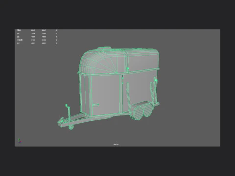Garbage truck 004 3D Model