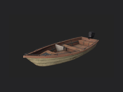 PowerBoat 001 3D Модель