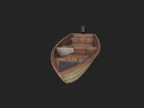 PowerBoat 001 3D Model