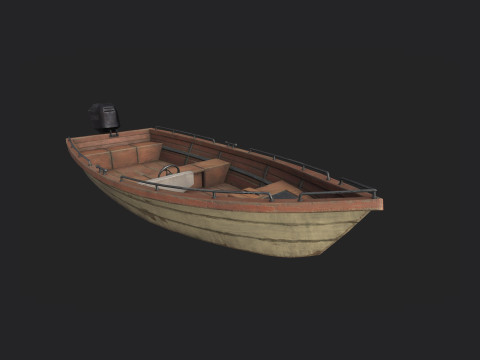 PowerBoat 001 3D Model
