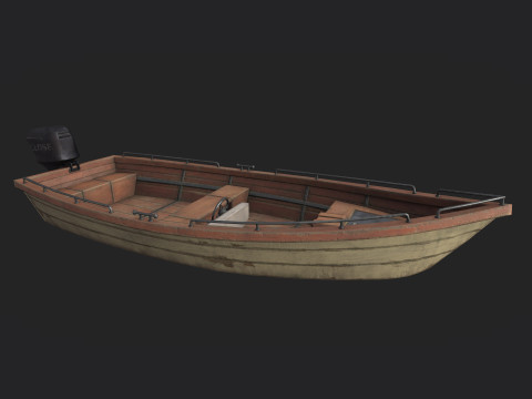 PowerBoat 001 3D Model