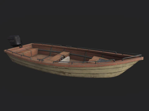 PowerBoat 001 3D Model