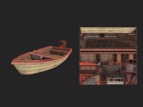 PowerBoat 001 3D Model