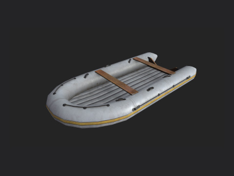 Rubber Dinghy 001 3D Модель