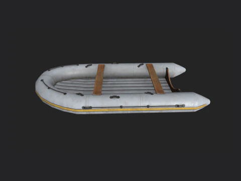 Rubber Dinghy 001 3D Model