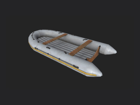 Rubber Dinghy 001 Modello 3D