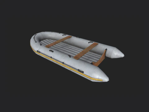 Rubber Dinghy 001 3D Model