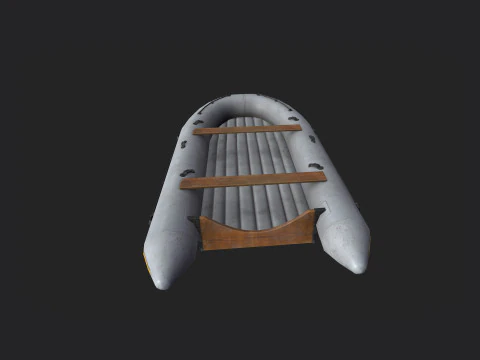 Rubber Dinghy 001 3D Model