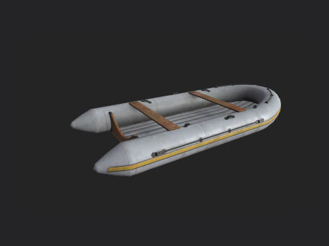 Rubber Dinghy 001 3D Model