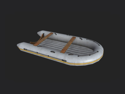 Rubber Dinghy 001 Modello 3D