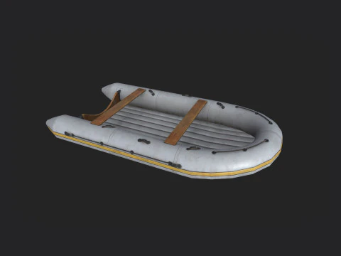 Rubber Dinghy 001 3D Model