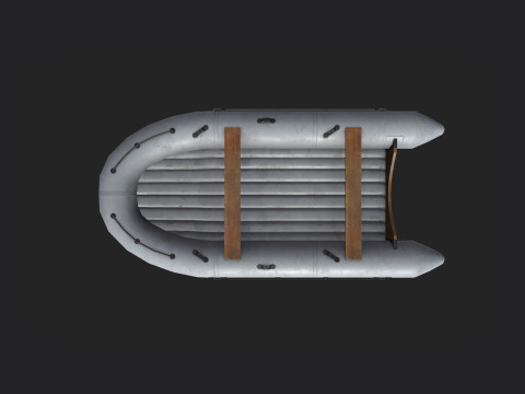 Rubber Dinghy 001 Modello 3D