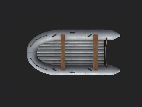 Rubber Dinghy 001 3D Model