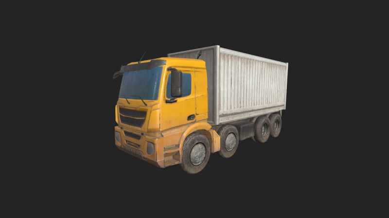 Truck 001 3Dモデル .c4d .max .obj .3ds .fbx .stl .blend 