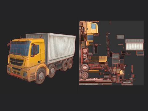 Truck 001 3Dモデル