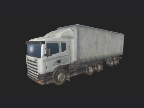 Грузовик 002 3D Модель