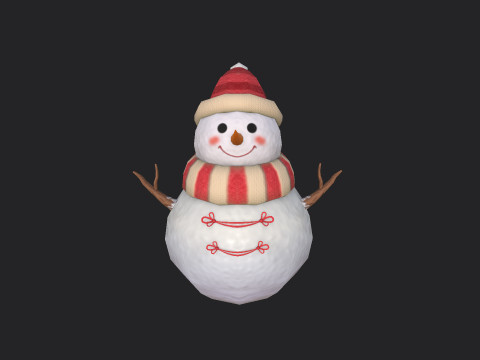 SnowMan 001 3D Model