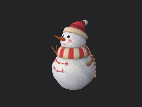 SnowMan 001 3D Model