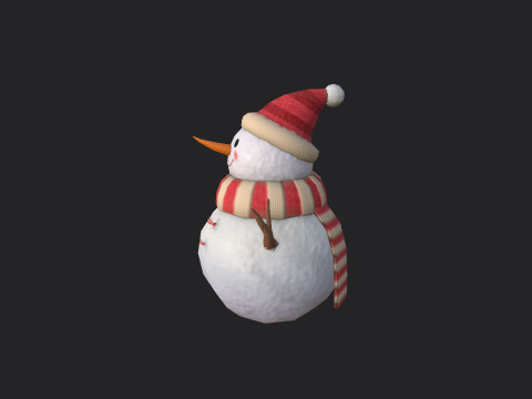 SnowMan 001 3D Model